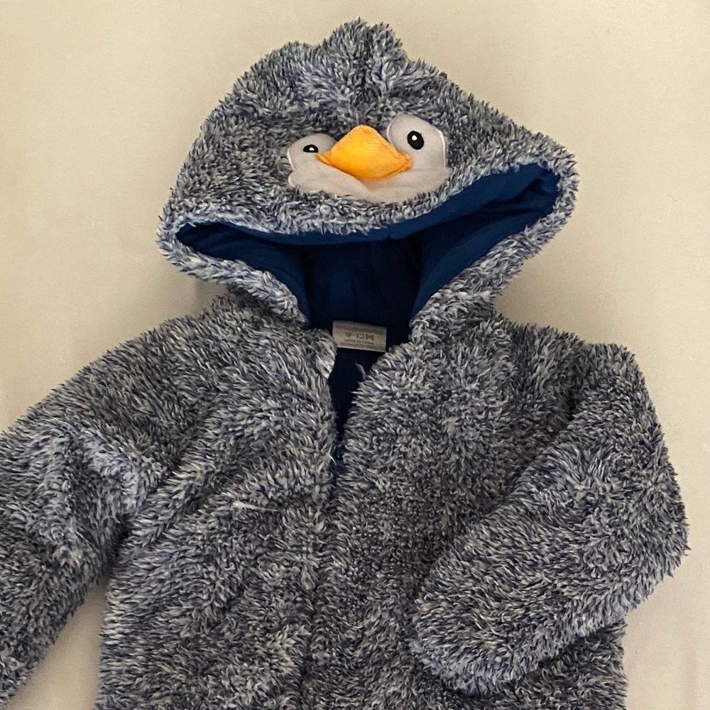 Infants koala baby hooded winter outfit size 9-12 months